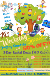 PACKAGE Weekday Special!
