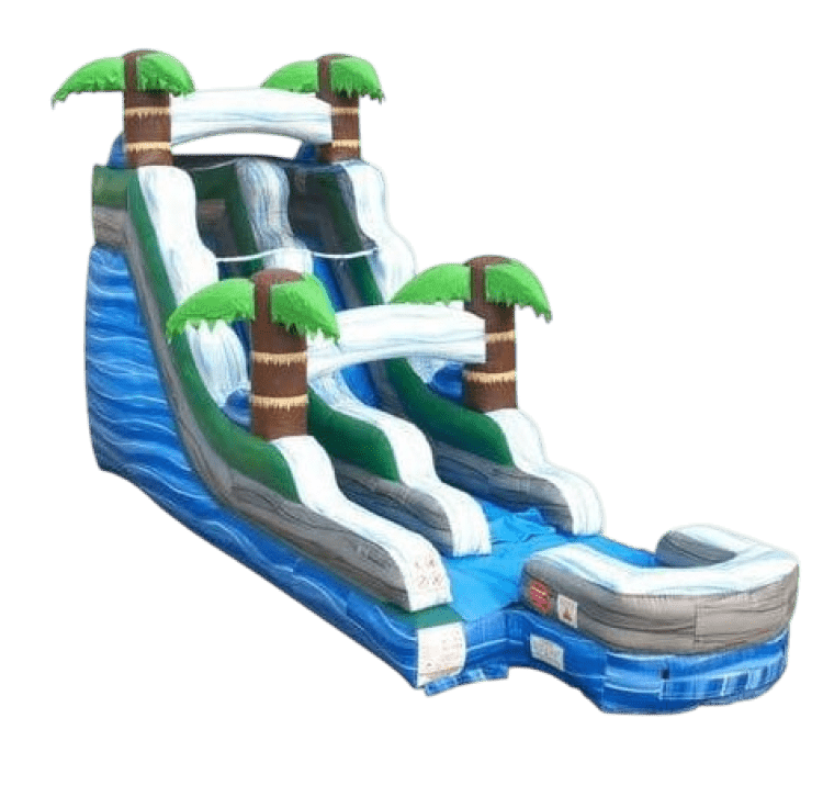 AL's 15' Tropical Splash Slide