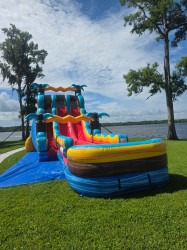 2873b18f 79b7 4f72 8fea ff34c8266ca3 1788666057 AL's 22' Dual Lane Tiki Rush With Deep Pool Water Slides
