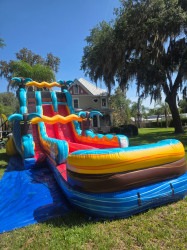 f105e1d1 40a2 4f33 bf73 9c70351020fa 1788666057 AL's 22' Dual Lane Tiki Rush With Deep Pool Water Slides